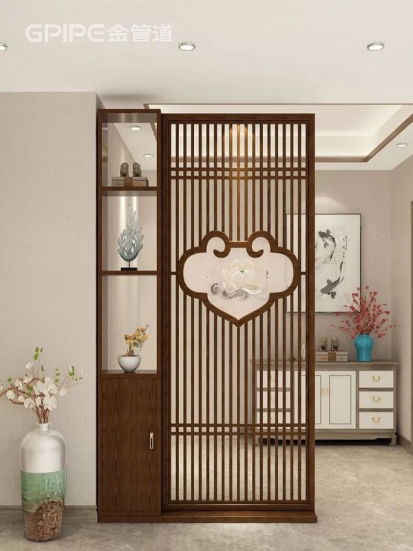 客戶古典不銹鋼屏風